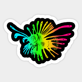 Lionfish (Pterois volitans) Sticker